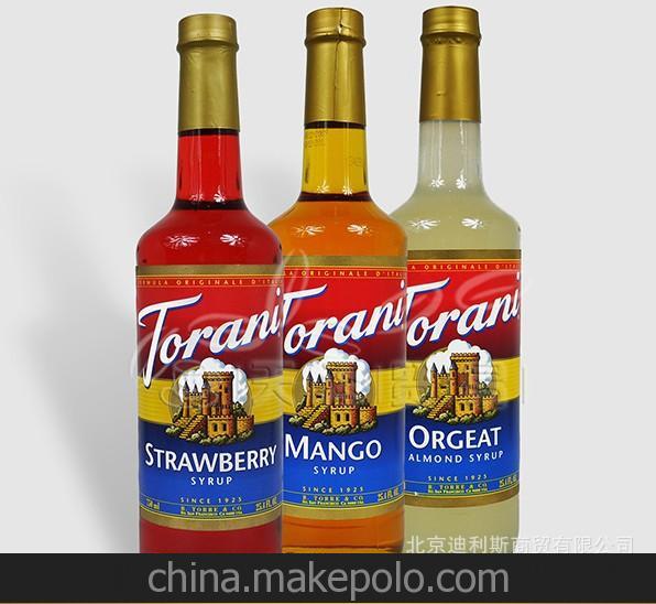 专业批发 美国torani特罗尼焦糖糖浆 焦糖果露750ml*12瓶/箱